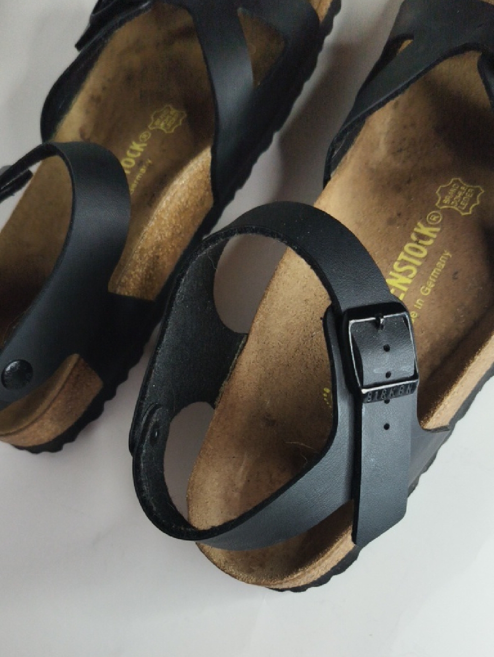 Birkenstock Rio Black Ladies 9, Men7 Unisex Sandals - Picture 8 of 10